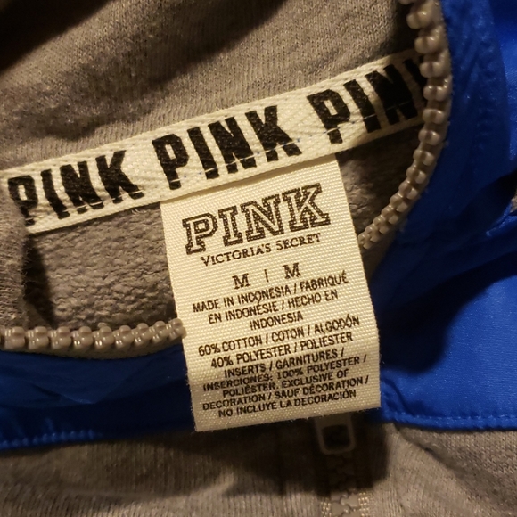 VS Blue & Gray "PINK" Hoodie - Picture 4 of 4